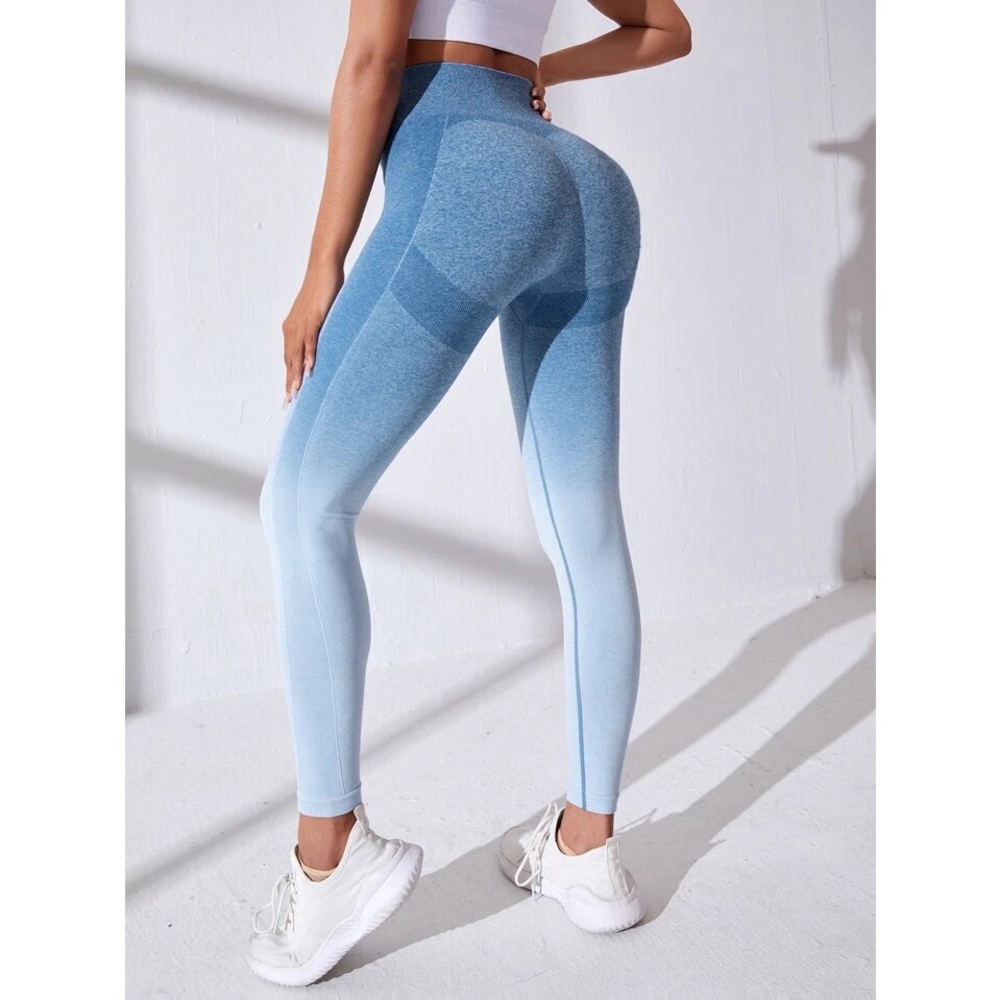 2for25 - Blue ombré seamless leggings - medium